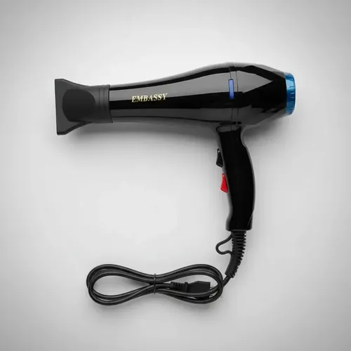 Secador De Pelo Profesional 1800w Frio Calor 2 Velocidades Color Negro
