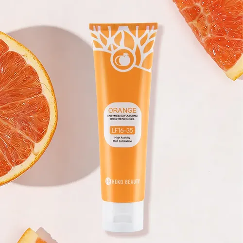 Exfoliating Gel Orange Brightening Facial Cleanser Deep Pore