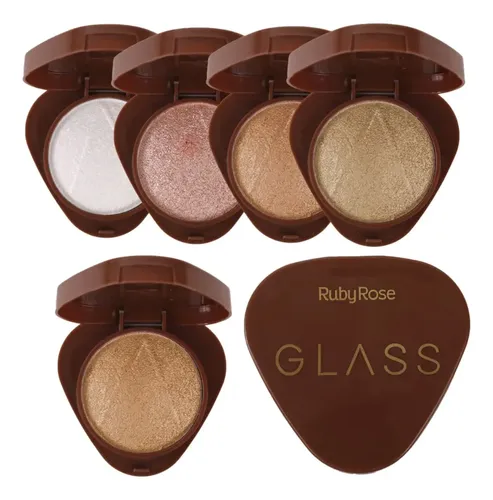 Iluminador Compacto Satinado Alta Pigmentacion Ruby Rose