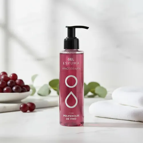 Jabón Liquido Gel Espuma Vinoterapia Icono Facial Corporal