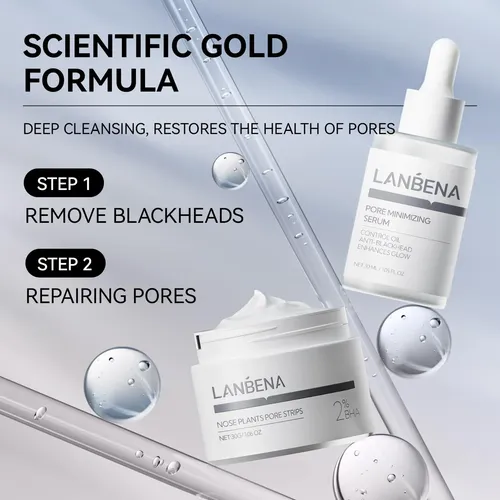 Combo Lanbena Quita De Puntos Negros/ Reductor De Poros 30ml
