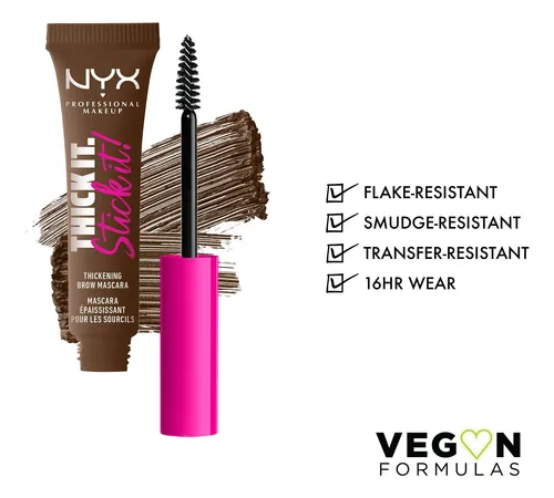 Gel Espesante Para Cejas Nyx Professional Makeup Morena Marrón