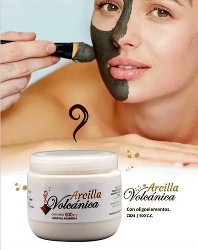 Arcilla Volcánica Fango 500grs Facial Corporal