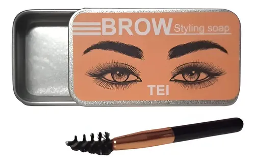 Cera Jabón Para Cejas Con Cepillo Laminado Waterproof Larga Color Transparente