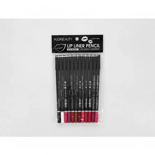 Set 12 Lapices Delineadores Para Labios Ojos Larga Duracion
