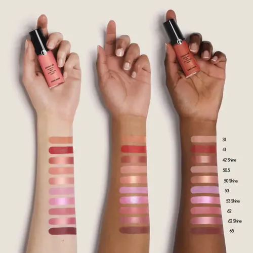 Rubor Líquido Armani Beauty Luminous Silk Cheek Tint Tono Intense Berry 65