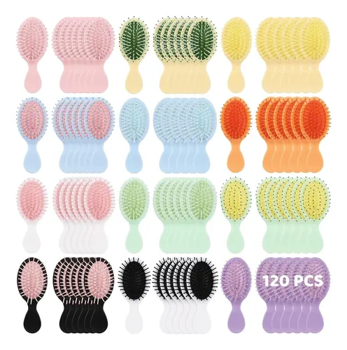 Cepillos Mini Para Cabello Mojado 120 Unidades Omistar