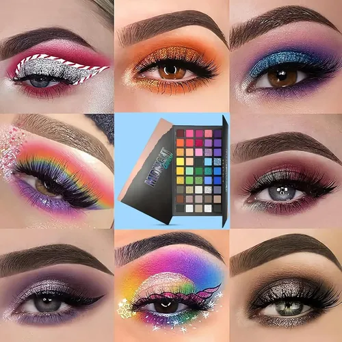Paleta De Sombras K’apeine 45 Colores Mate Brillo