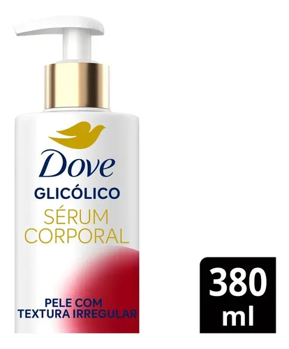 Sérum corporal hidratante con glicólico Dove y reparador de texturas 380 ml