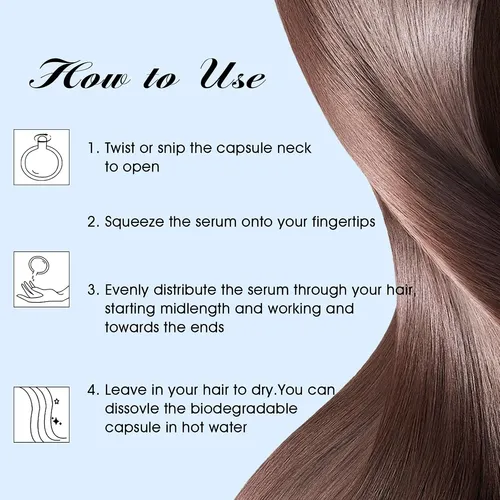 Aceite Capilar Adofect, 100 Cápsulas, Sérum Para Cabello Enc