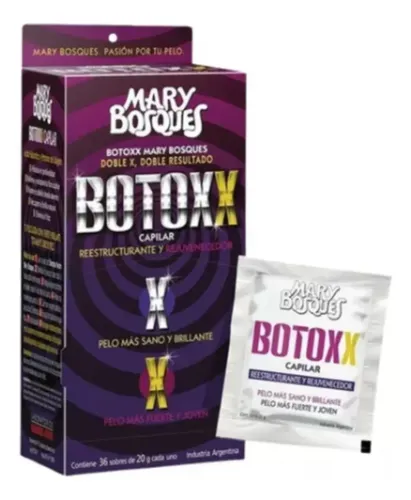 Kit X6 Sobre 20g Mary Bosques Botoxx Capilar Reestructurante