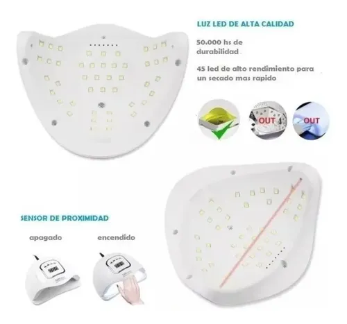 Cabina Uñas Sun X5 Max 110w Uv Led Semi Secador Gelificadas