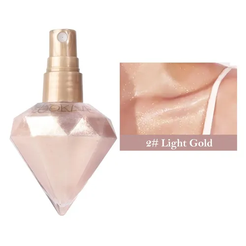 Spray Fijador Iluminador Líquido, Bruma De Maquillaje Shimme