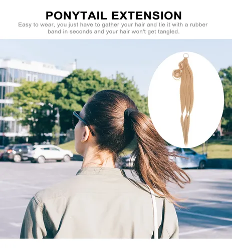 Extensión De Cola De Caballo Trenzada, Extensión De Cabello