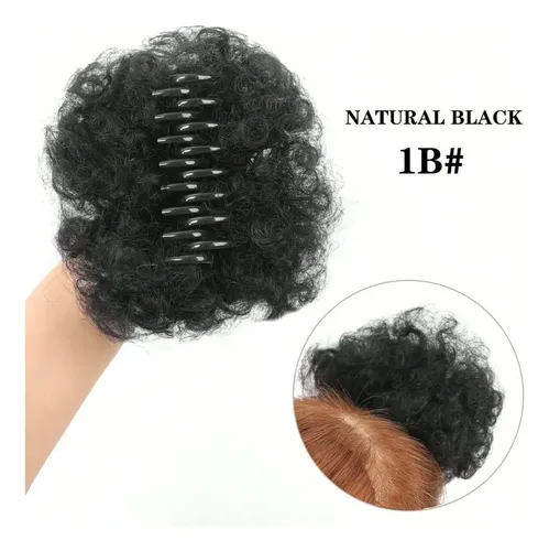 Extensión De Cabello Sintético Con Forma De Moño Con Forma D