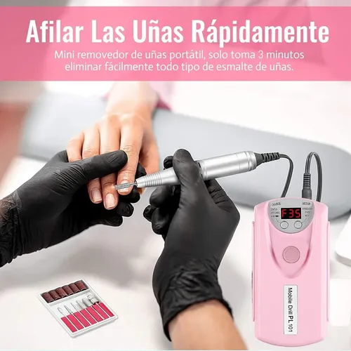 Taladro De Uñas Recargable De 30000 Rpm Máquina De Lima