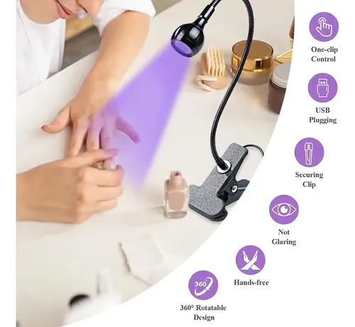 Lampara Uv Led 3w Para Uñas De Gel