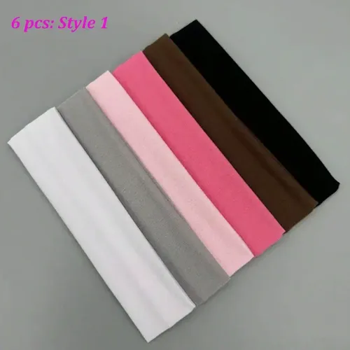 Set X6 Vinchas Anchas Para El Pelo Mujer Multicolor