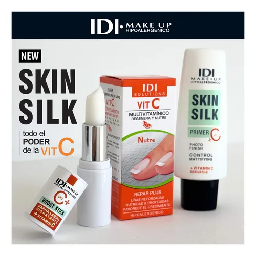 Primer Facial Incoloro Skin Silk Primer Vit C Idi Make Up