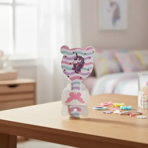 Cepillo Infantil Unicornio Desenredante Peine Cabello Niña