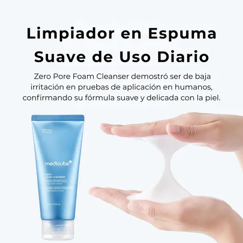 Medicube Zero Foam Cleanser – Jabón Para Piel Grasa 120 G Momento De Aplicación Día/noche