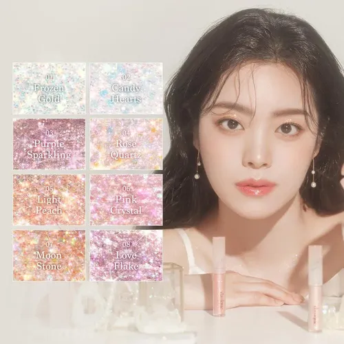 Sombra Glitter Dasique 05 Light Peach