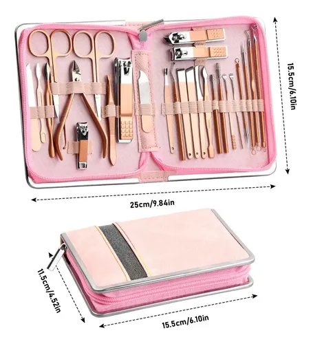 Kit De Manicura Y Pedicura De 26 Piezas