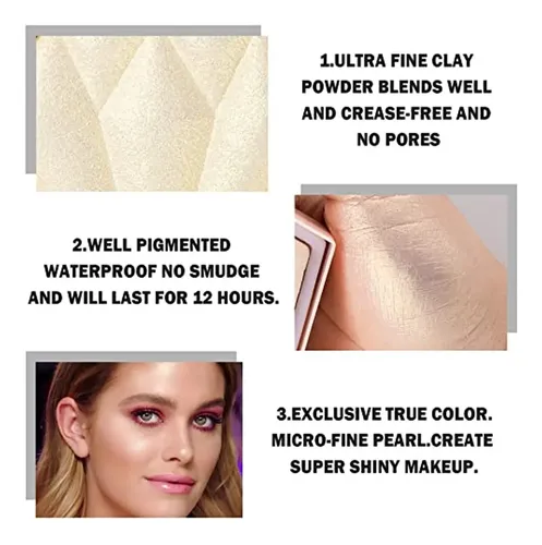 Paleta De Maquillaje Face White Highlighter Shimmer Contour