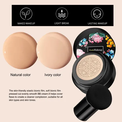 Cc Cream Kwolykim Almohadilla De Aire Cabeza De Hongo 2 Unid