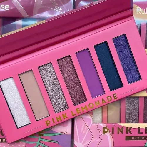 Paleta Kit De Sombras De 7 Tonos Pink Lemonade By Ruby Rose