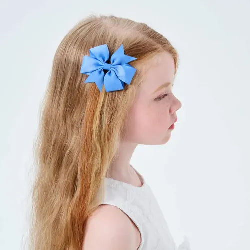 40 Lazos Para El Pelo De 3 Pulgadas Para Niñas, Cinta De &&%