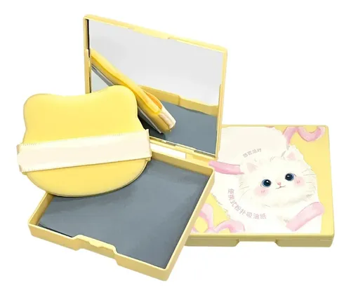 Papel Absorbente Grasa Con Espejo Gato