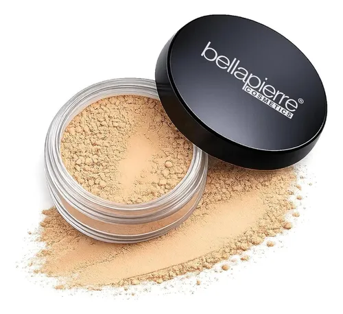 Base Mineral Spf 15 Bellapierre 9g, Cobertura Total Y Mate