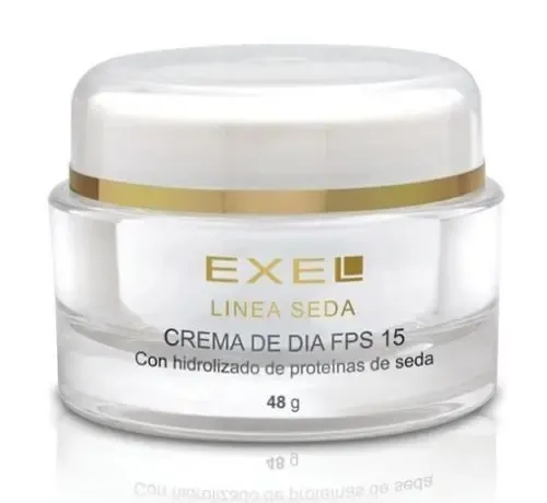 Crema de Día FPS 15 Exel Seda de 50mL Todo tipo de piel