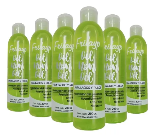 Modelador Peinado Lacios Rulos Oil Non Oil Frilayp 200cc X6