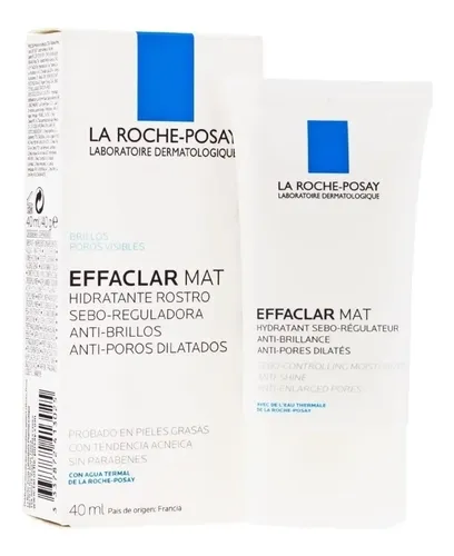 La Roche-Posay Tratamiento Hidratante Reduce Poros Matificante Effaclar Mat 40 mL