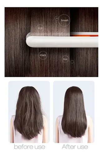 Planchita Mini Para Flequillo Pelo Para Cartera Viaje Estuch Color Celeste