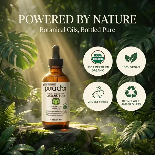 Pura D’or Aceite Vitamina E Organico 70.000 Ui 118ml