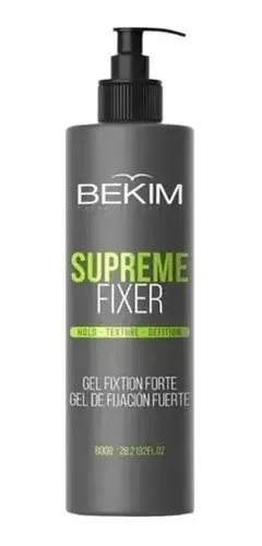 Bekim Gel Supreme Fixer Fijacion Fuerte Apto Curly Girl