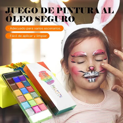 [ Kit De Maquillaje Pintura Pintacaritas Body Paint . *