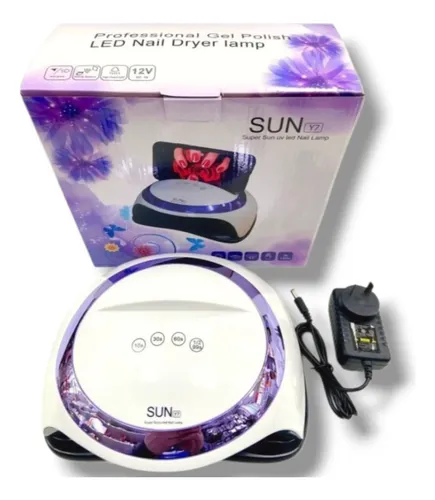 Cabina Lámpara Uv/led Sun Y7 Soporte Para Celular Manicura