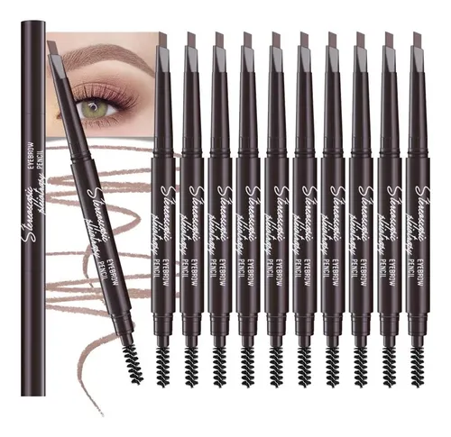 Set De 12 Delineadores Retráctiles Para Cejas Y Ojos