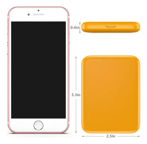 Espejo De Bolsillo Kintion Led 1x/3x Aumento Amarillo