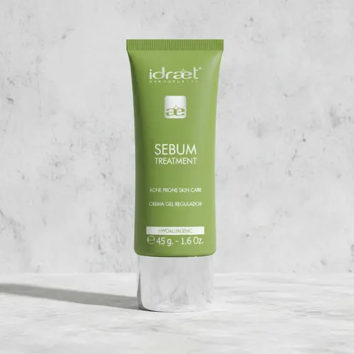 Sebum Crema Gel Regula Sebo Y Brillo Piel Grasa Acne Idraet
