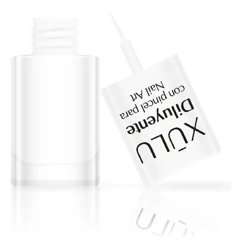 Diluyente Para Esmalte Xulu Con Pincel Para Nail Art Z550