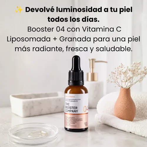 Booster 04 Antioxidante Vitamina C Liposomada Granada 30ml