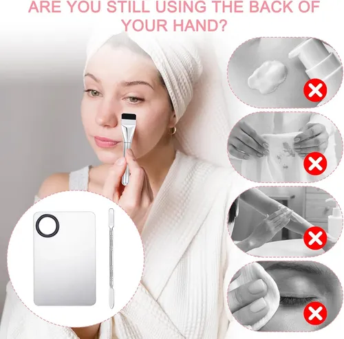 Juego De Paleta Mezcladora De Maquillaje De 3 Piezas 2026