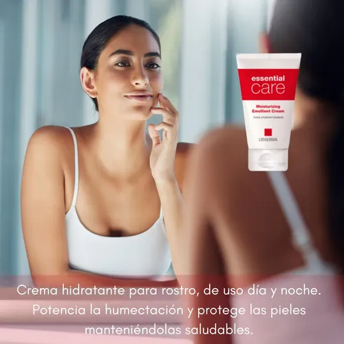 Essential Care Crema Emoliente Hidratante Humectant Lidherma Normal A Seca Día/noche