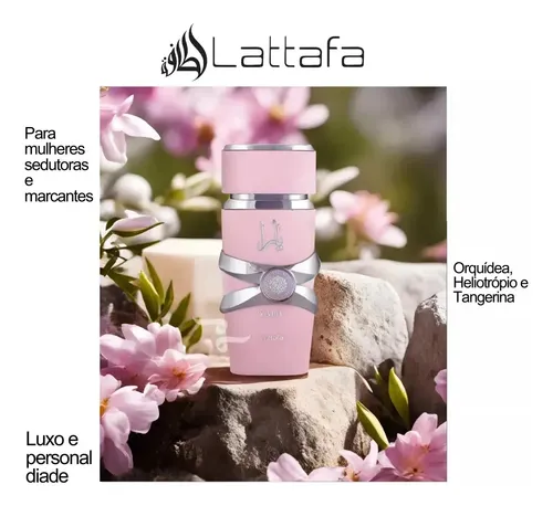Perfume Lattafa Yara Pink Rosa Tradicional 100 Ml Mujer