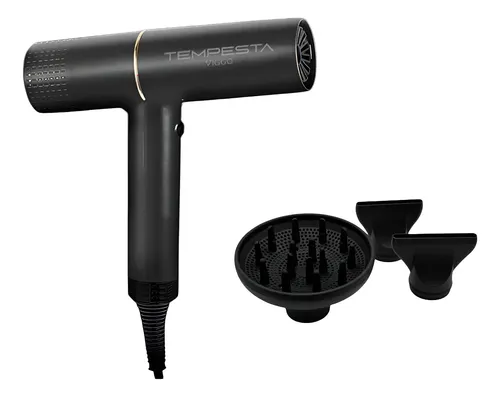 Secador de Pelo Tempesta 2300W Gris Oscuro Motor Brushless Anti Frizz